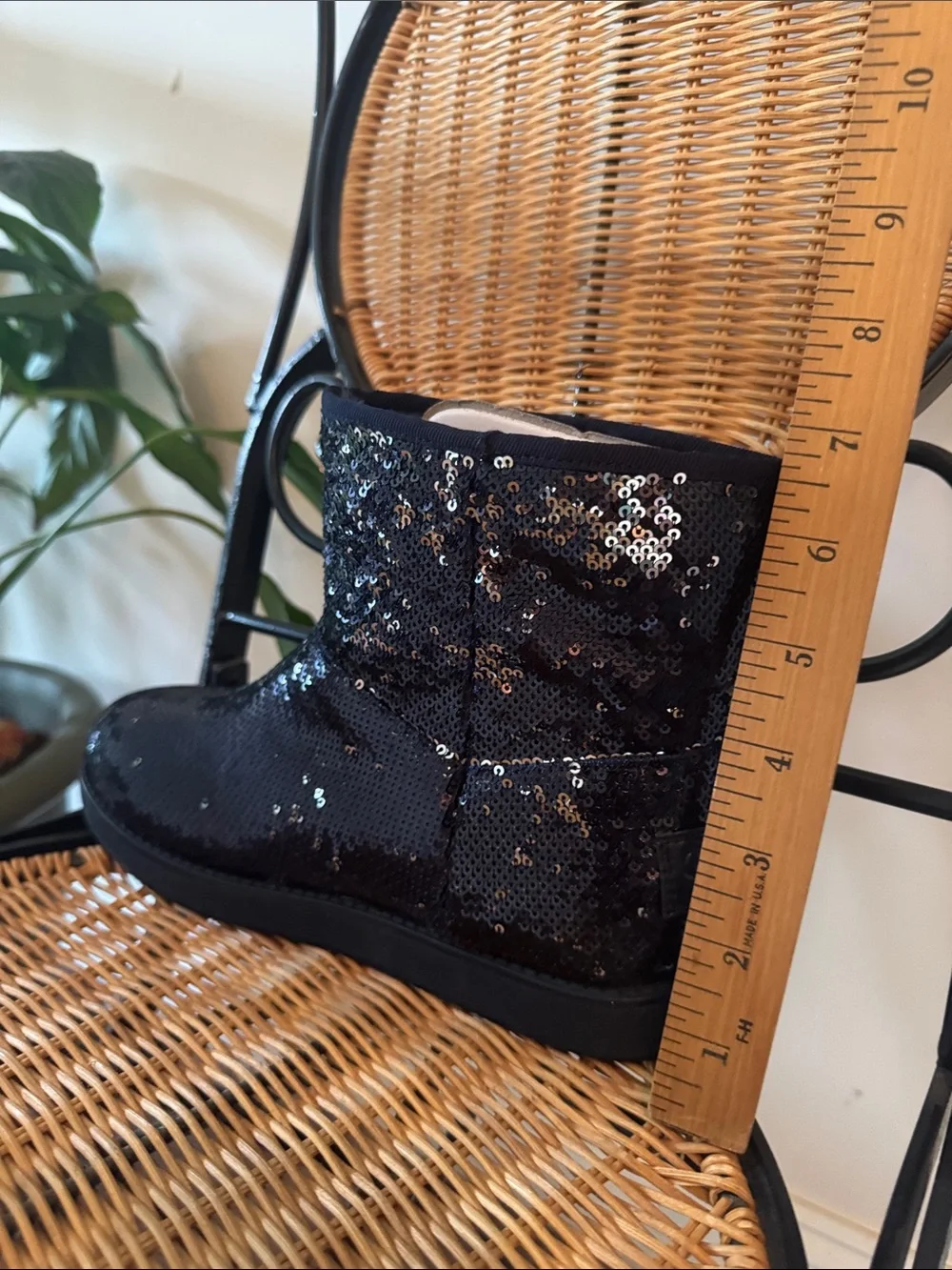 Guess Dark Blue Sequin Kids' Booties